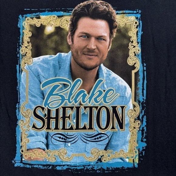Blake Shelton Shirt Womens Large 2011 Country Concert Band Tee Music Party Tour - Picture 3 of 5